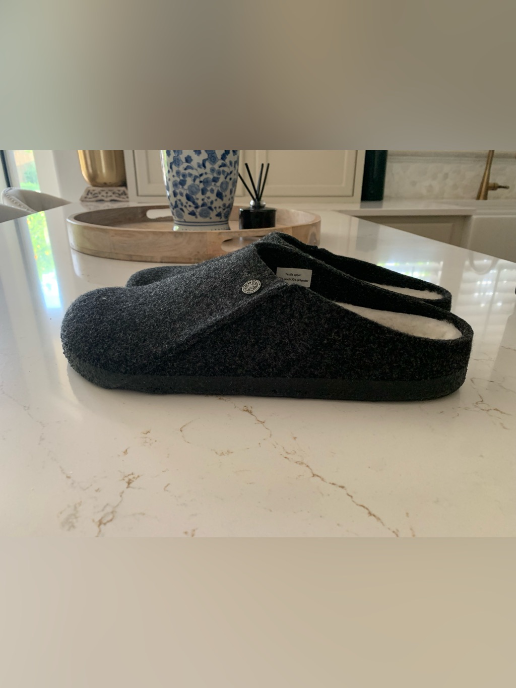 Birkenstock Zermatt Genuine Shearling Lined Slipper Size 46